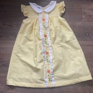 Fall seersucker dress